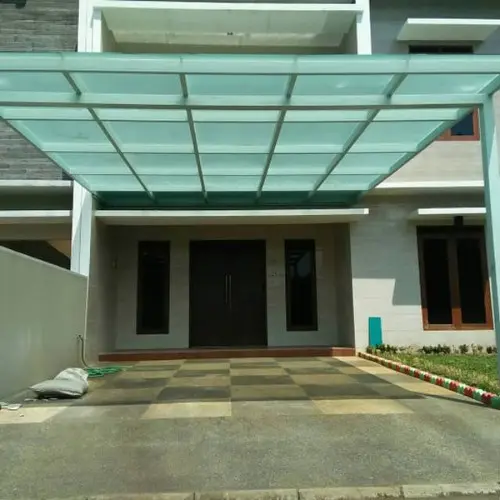 Kanopi Kaca Tempered 10mm di  surabaya